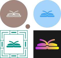 Open Book Vector Icon