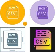 CSV Vector Icon