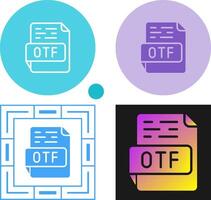 otf vector icono