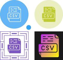 CSV Vector Icon