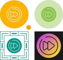 Video Next Track Circle Vector Icon