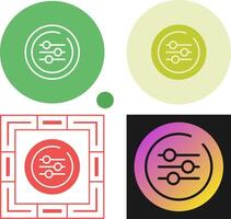 Equalizer Circle Vector Icon