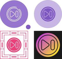 Next Track Button Vector Icon