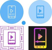 Video Player Vector Icon