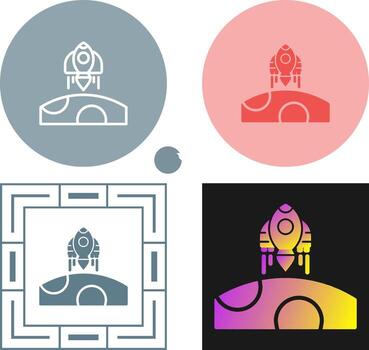 icono de vector de cohete