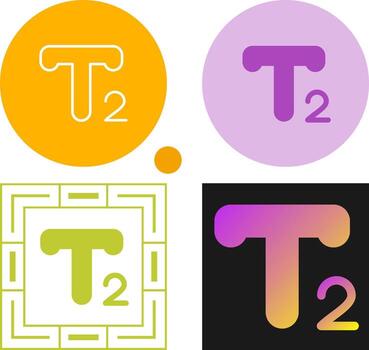 subíndice vector icono