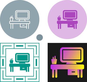 Computer Vector Icon