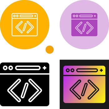 Coding Vector Icon