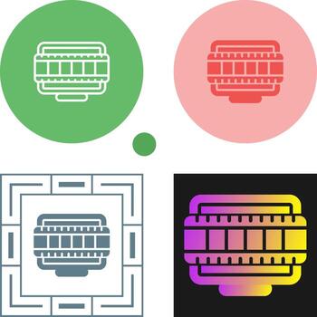 Desktop Computer Vector Icon