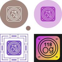 Chemical Element Vector Icon