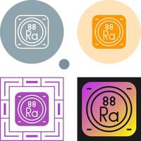 Radium Vector Icon