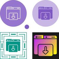 Downloading Vector Icon