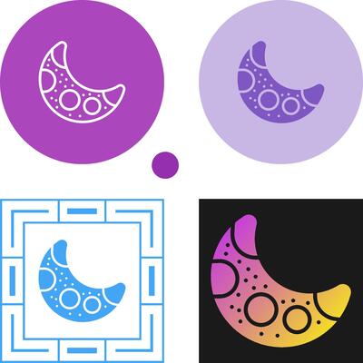 Moon Vector Icon