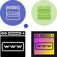 World Wide Web Vector Icon