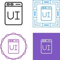 User Interface Design Vector Icon