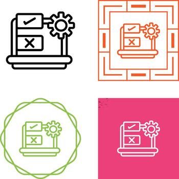 User Testing Vector Icon