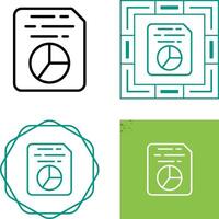 Document Insert Diagram Vector Icon