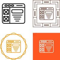 Wireframe Vector Icon