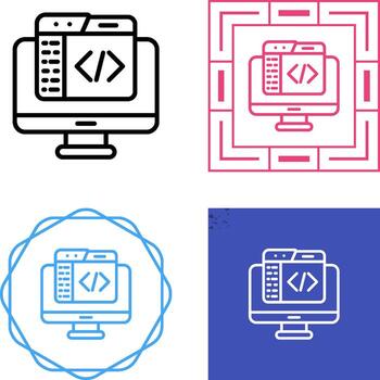 Code Editor Vector Icon