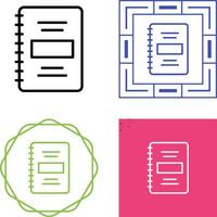 Notebook Vector Icon