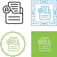 Document Font Vector Icon