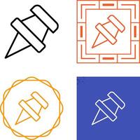 Thumbtack Vector Icon