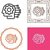 Machine Learning Vector Icon