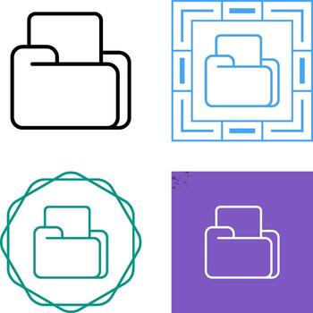 icono de vector de documento