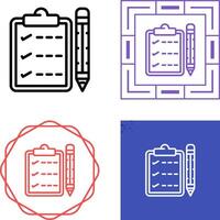 Writing pad Vector Icon