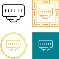 Ethernet Port Vector Icon