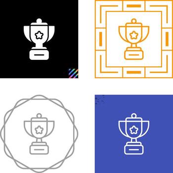 trofeo vector icono