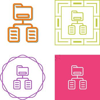 documento clasificación vector icono