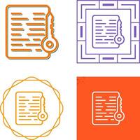 Document Access Vector Icon