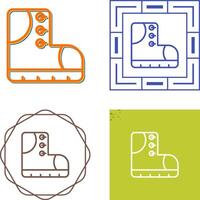 Electrical Work Boots Vector Icon