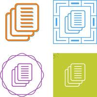 Document Version Control Vector Icon