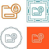 Document Security Vector Icon