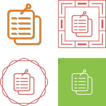 documento anotación vector icono