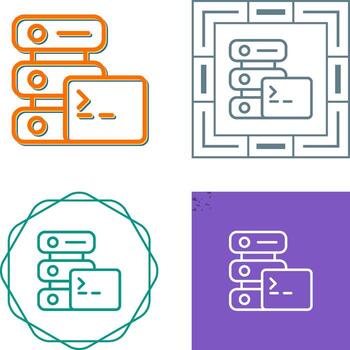 SSH Hosting Vector Icon