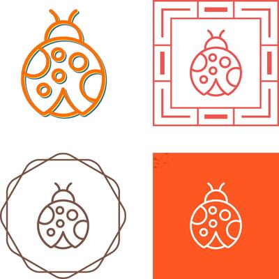 Ladybug Vector Icon