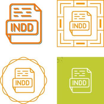 INDD Vector Icon