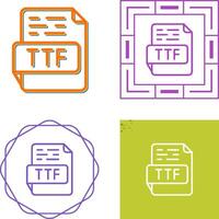 TTF Vector Icon