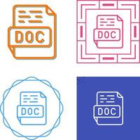 icono de vector de documento