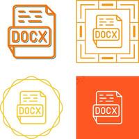 icono de vector docx