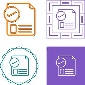 icono de vector de documento