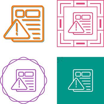 icono de vector de documento