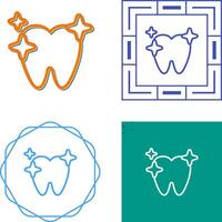 icono de vector de dientes