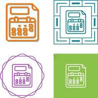 Planner Vector Icon