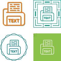 Text File Vector Icon