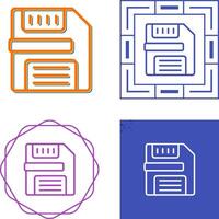 Floppy Disc Vector Icon