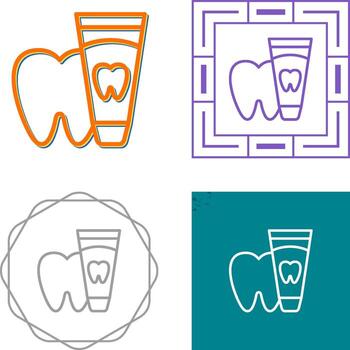 Toothpaste Vector Icon